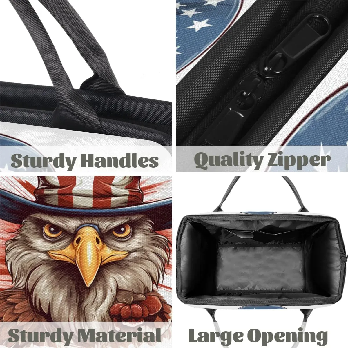 Travel Duffel Bag for Women, Eagle Portrait Weekender Overnight Bag Carry on Beach Swim Bags Dance Bag Airlines Approved Personal Item Travel Bag for Yoga, Sports, Hospital