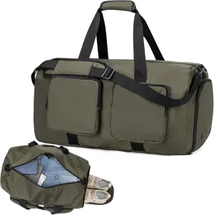 Travel Duffel Bags 40L,Gym Bag, Travel Bag, Duffle Bag for Men, Foldable Overnight Weekender Bags for Women & Men with Adjustable Shoulder Strap