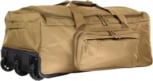 Travel Duffle Bag With Wheels Extra Large Rolling Duffel Bags for Tactical Military Deployment Camping