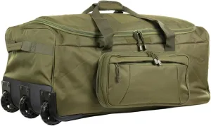 Travel Duffle Bag With Wheels Extra Large Rolling Duffel Bags for Tactical Military Deployment Camping