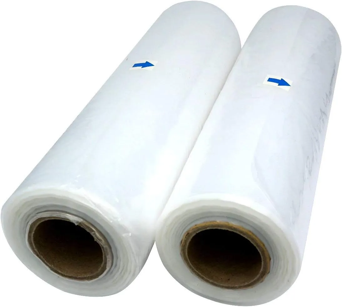 Tripact 11" x 19" LDPE Clear Plastic Flat Open Poly Bag Roll 1.25 mil - 2 Roll (230pcs) 002