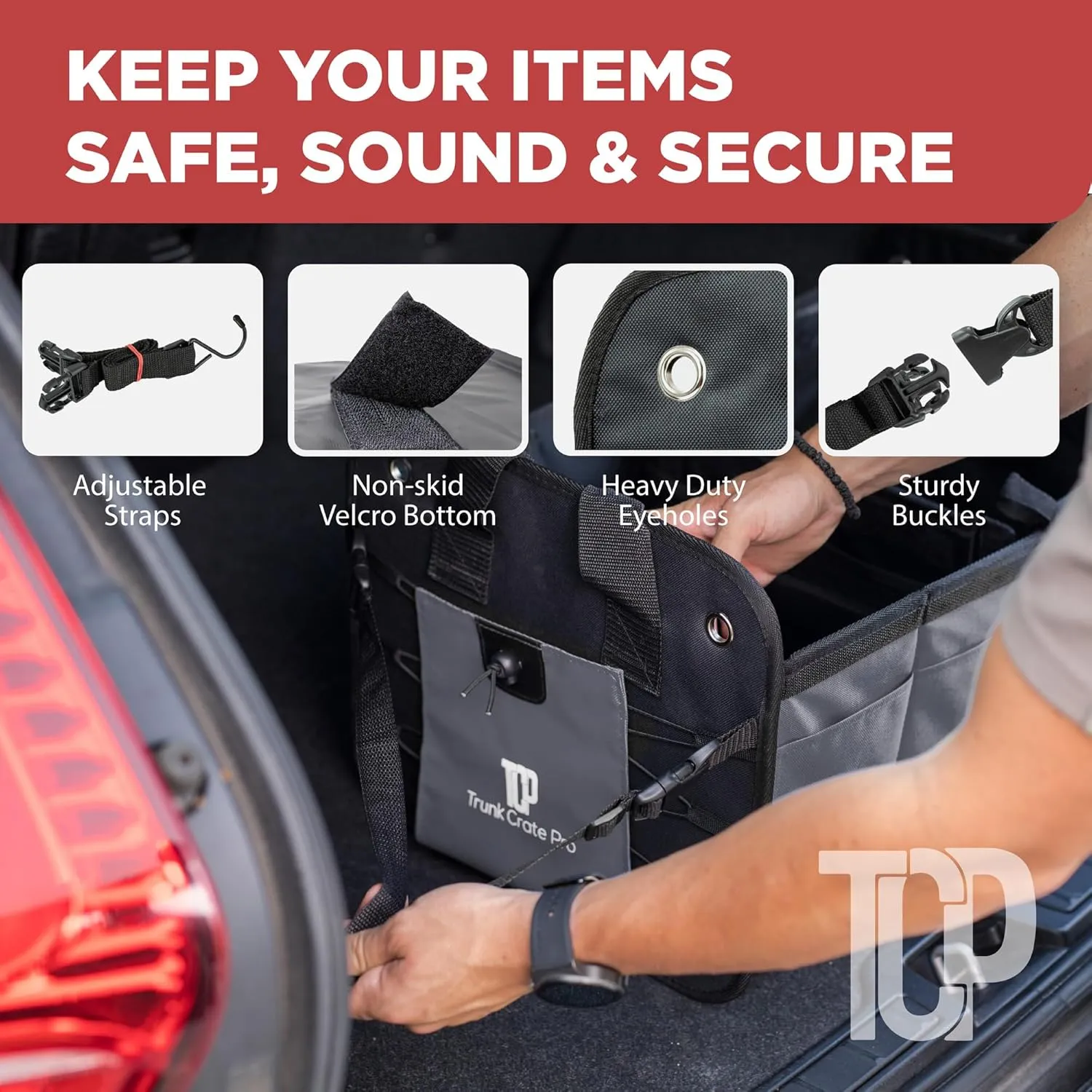 TRUNKCRATEPRO Car Storage organizers (Large Capacity)