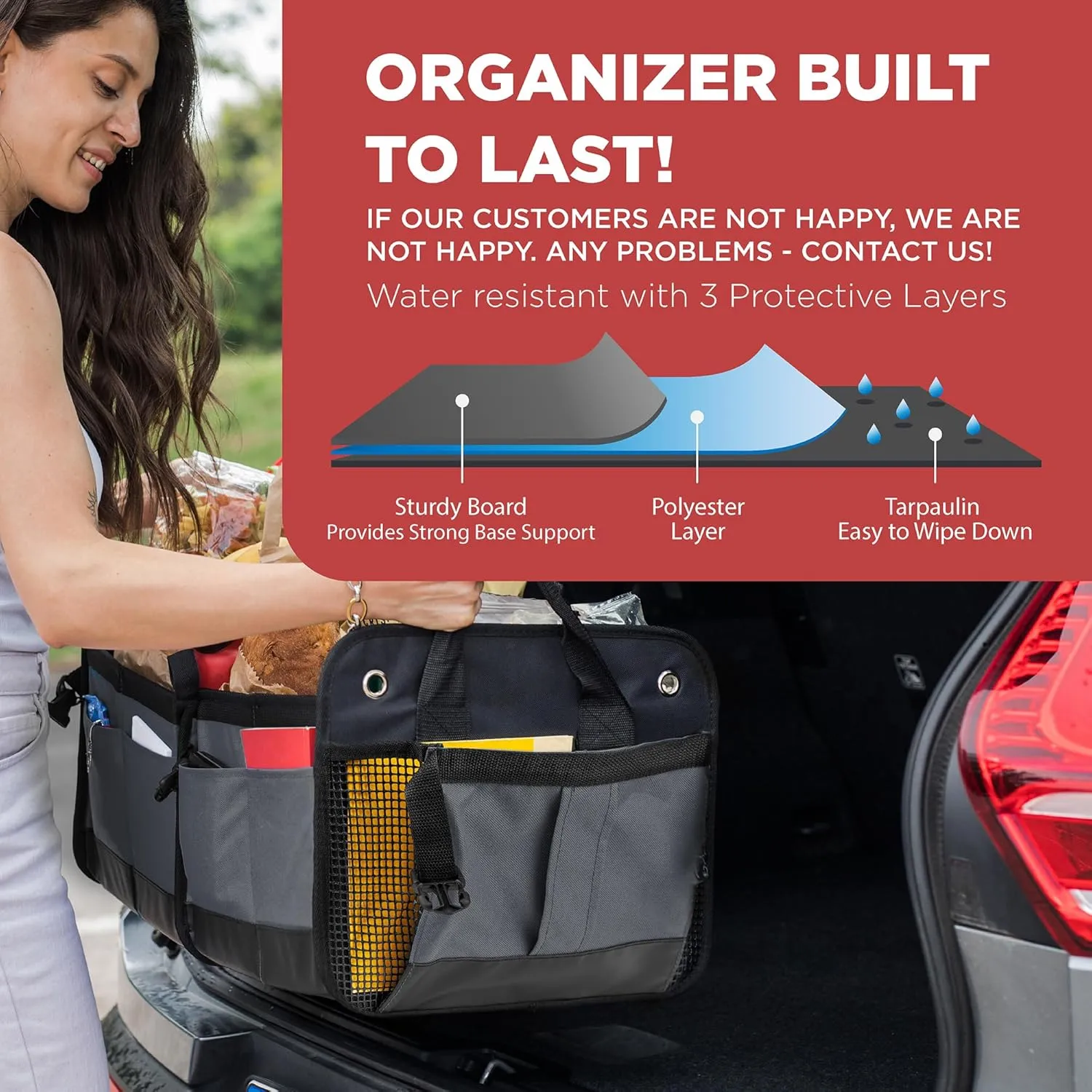 TRUNKCRATEPRO Car Storage organizers (Large Capacity)