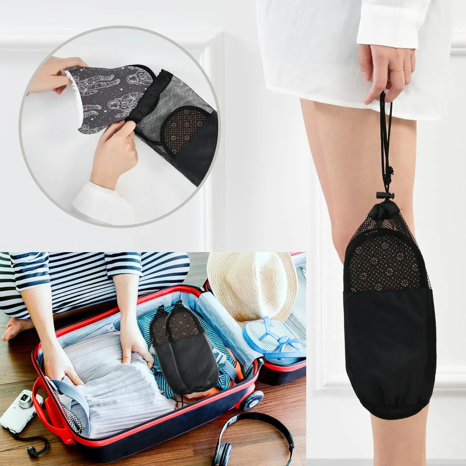 Unisex Slippers Fuzzy Feet Plush Cotton Slippers Anti-Slip Warm House Shoes M/L