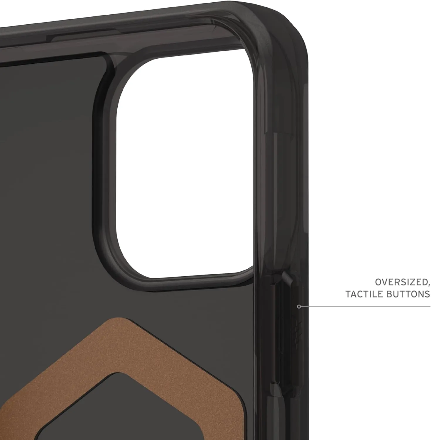 URBAN ARMOR GEAR UAG Designed for iPhone 16 Pro Case 6.3" Plyo - Compatible with MagSafe Charging Rugged Slim Anti-Yellowing Transparent Clear Shockproof Military Grade Protective Cover, Black/Bronze