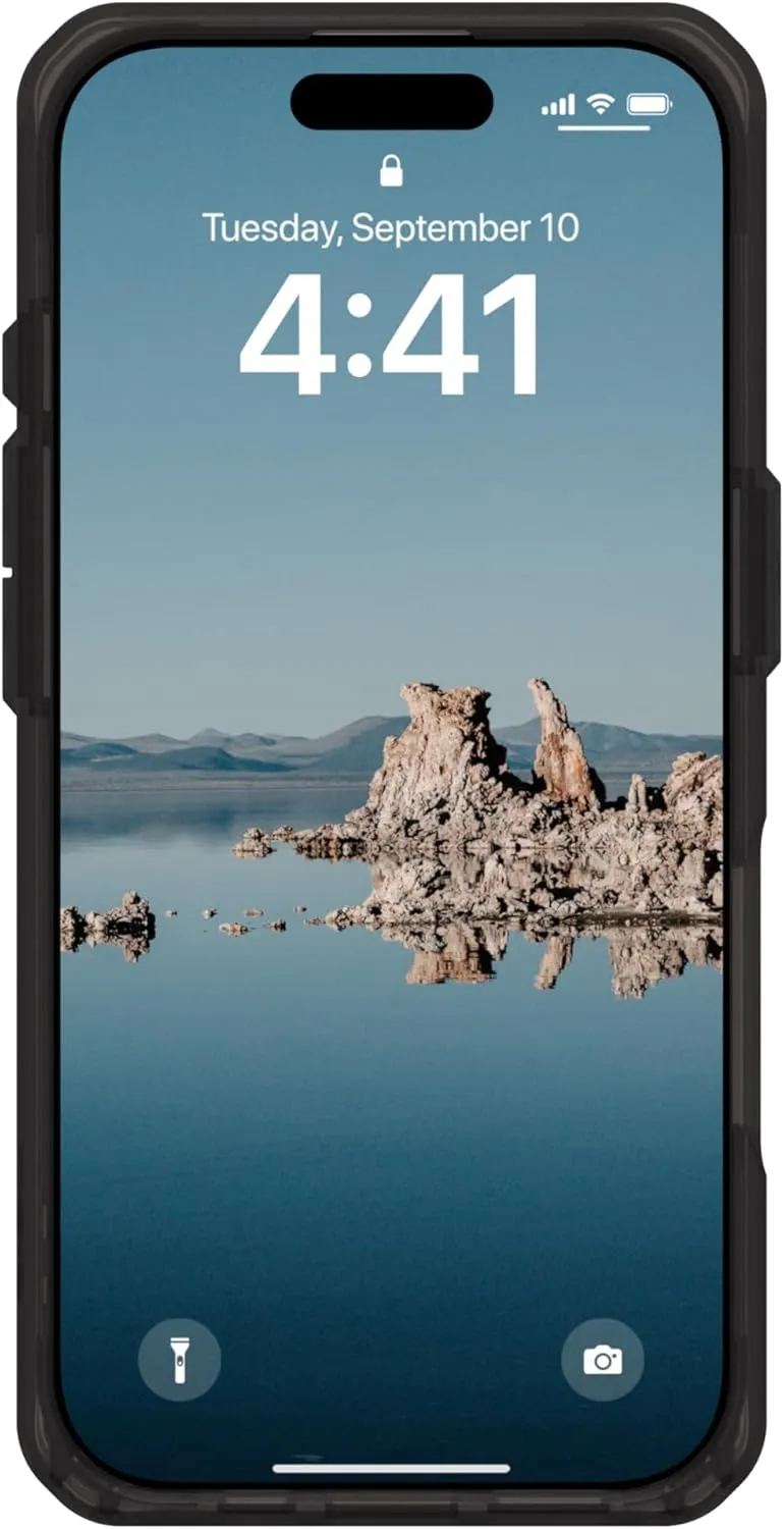 URBAN ARMOR GEAR UAG Designed for iPhone 16 Pro Case 6.3" Plyo - Compatible with MagSafe Charging Rugged Slim Anti-Yellowing Transparent Clear Shockproof Military Grade Protective Cover, Black/Bronze