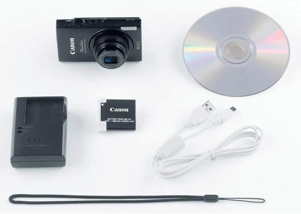 Used Canon PowerShot Elph 110HS 16.1MP Point & Shoot