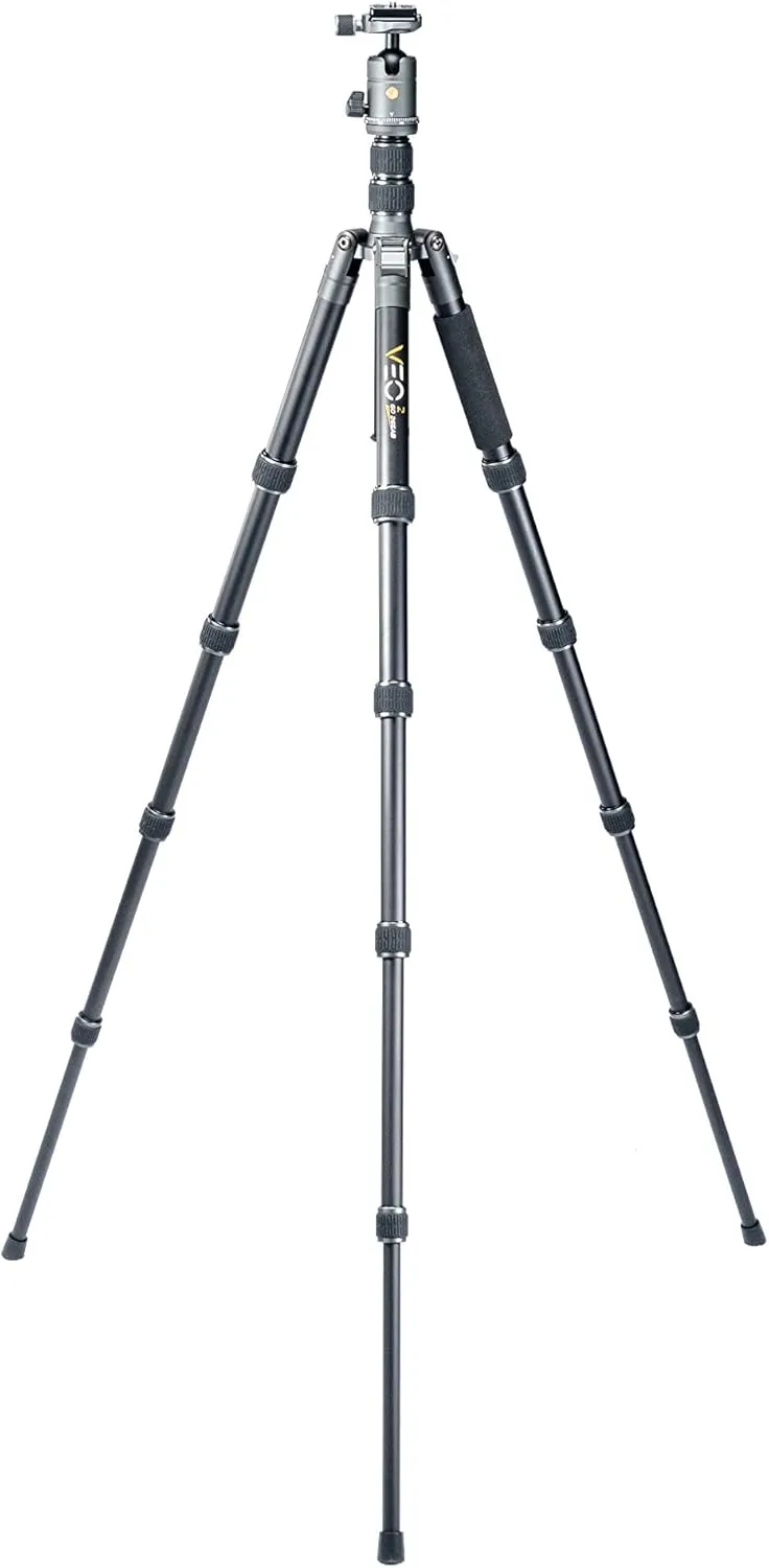 Vanguard VEO2GO265AB Aluminum Travel Tripod with VEO GO34M BK Shoulder Bag