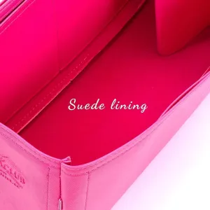 Vegan Leather Handbag Organizer in Fuchsia Color Compatible for the Designer Bag Graceful PM