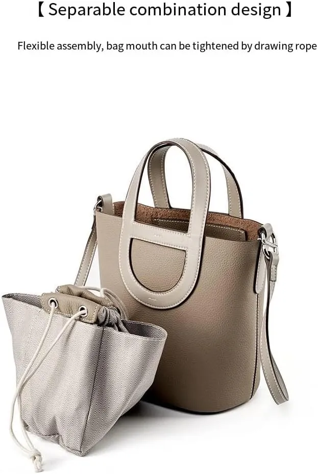 Vegetable basket bucket purses lychee pattern handbags single shoulder crossbody fashionable women's bags
