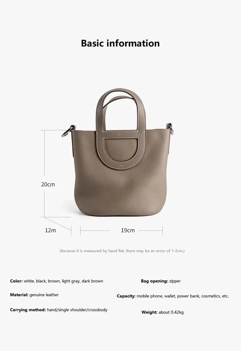 Vegetable basket bucket purses lychee pattern handbags single shoulder crossbody fashionable women's bags