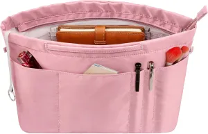 Vercord Purse Insert Organizers for Tote Handbag Bag in Bag with Zipper Liner Bag Organizer for Women 14 pockets