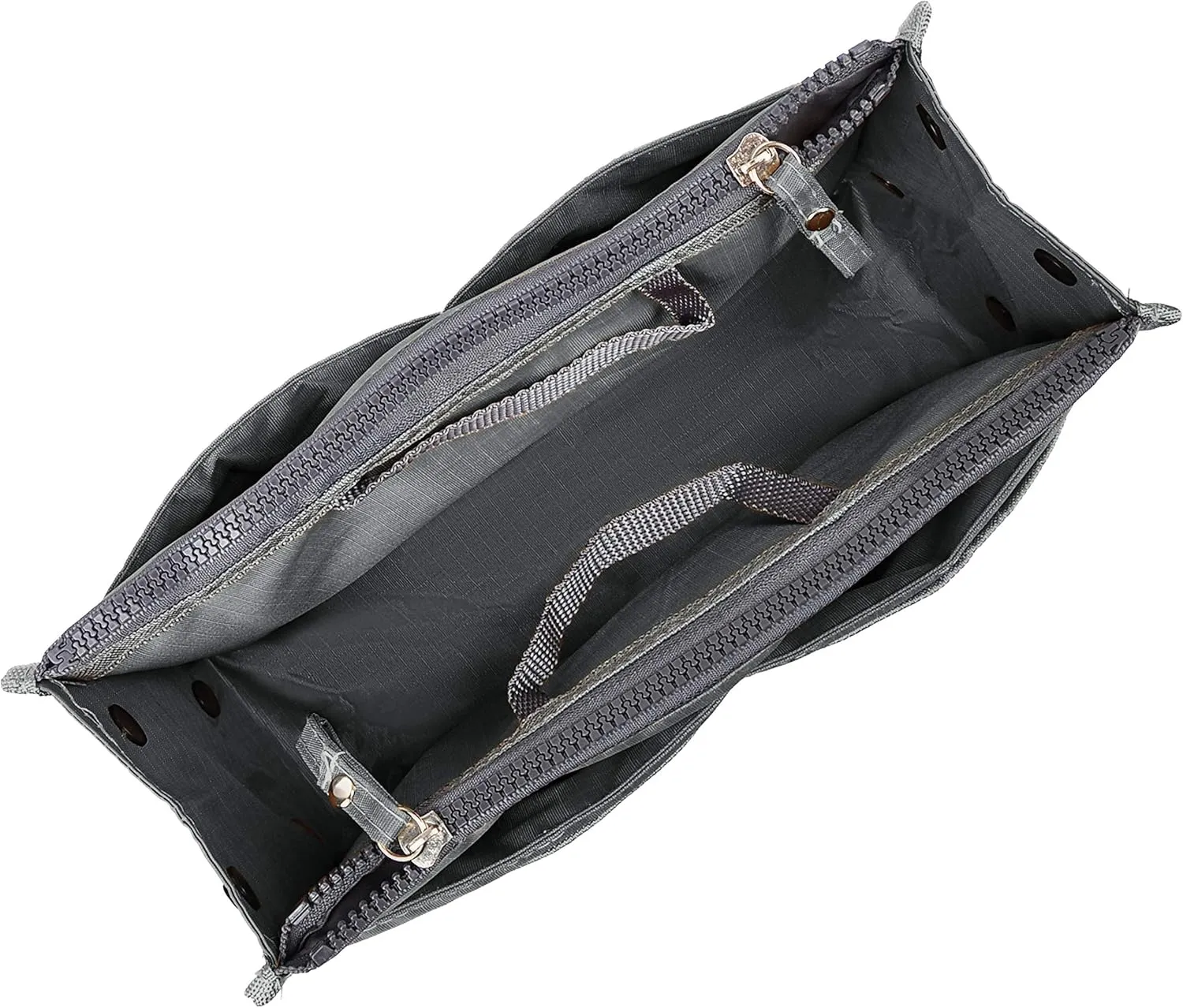 Vercord Updated Purse Handbag Organizer Insert Liner Bag in Bag 13 Pockets Grey Large