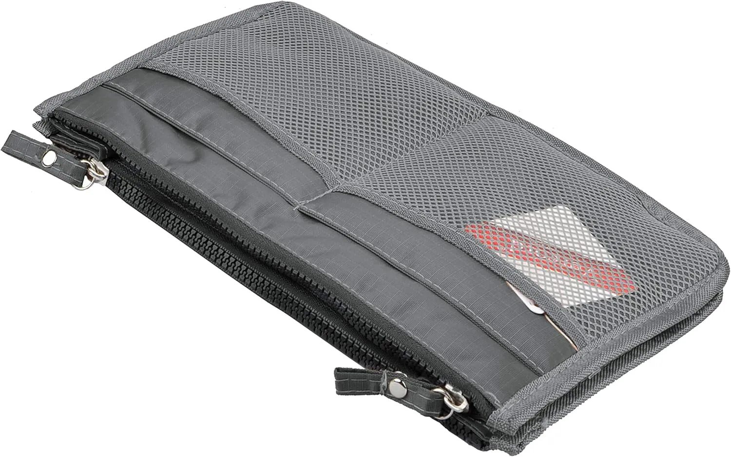 Vercord Updated Purse Handbag Organizer Insert Liner Bag in Bag 13 Pockets Grey Large