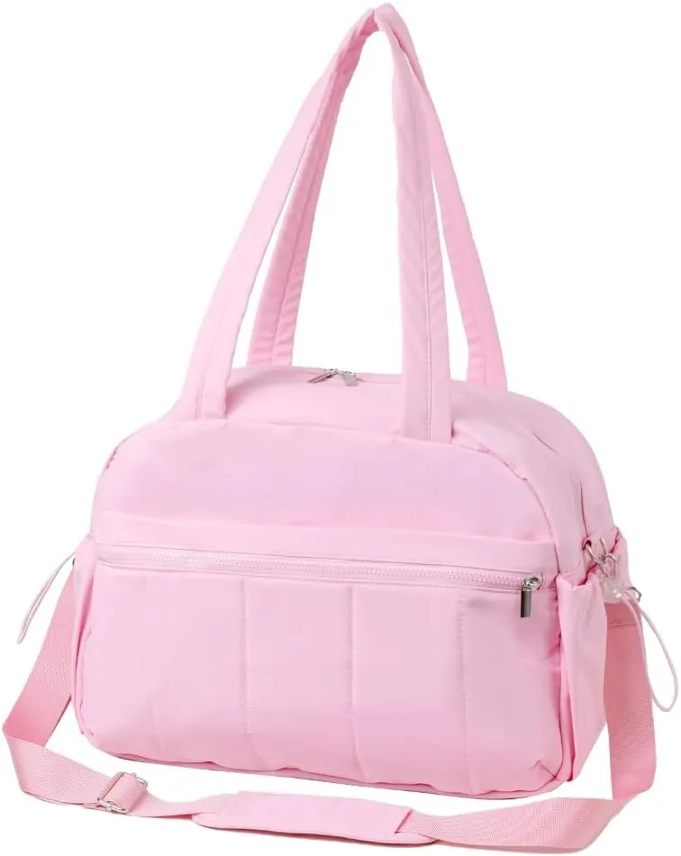 Versatile Women's Weekender Bag With Shoulder Strap Water Resistant And Multi Compartment For Travel Essential
