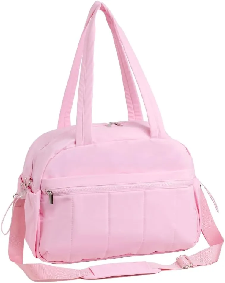 Versatile Women's Weekender Bag With Shoulder Strap Water Resistant And Multi Compartment For Travel Essential