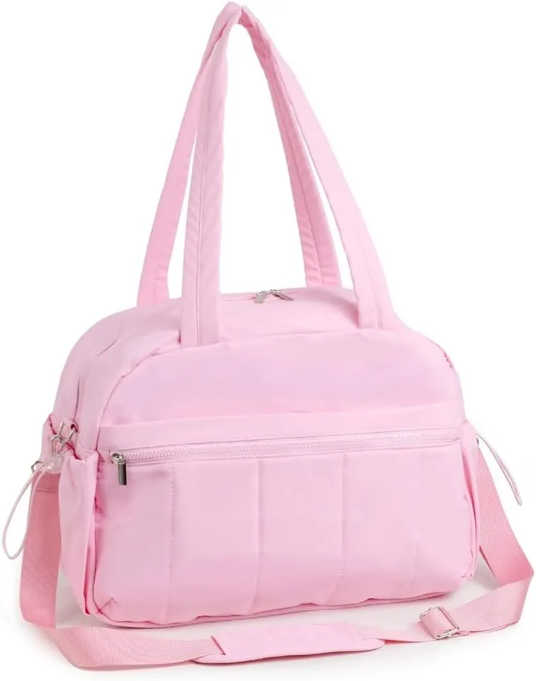 Versatile Women's Weekender Bag With Shoulder Strap Water Resistant And Multi Compartment For Travel Essential