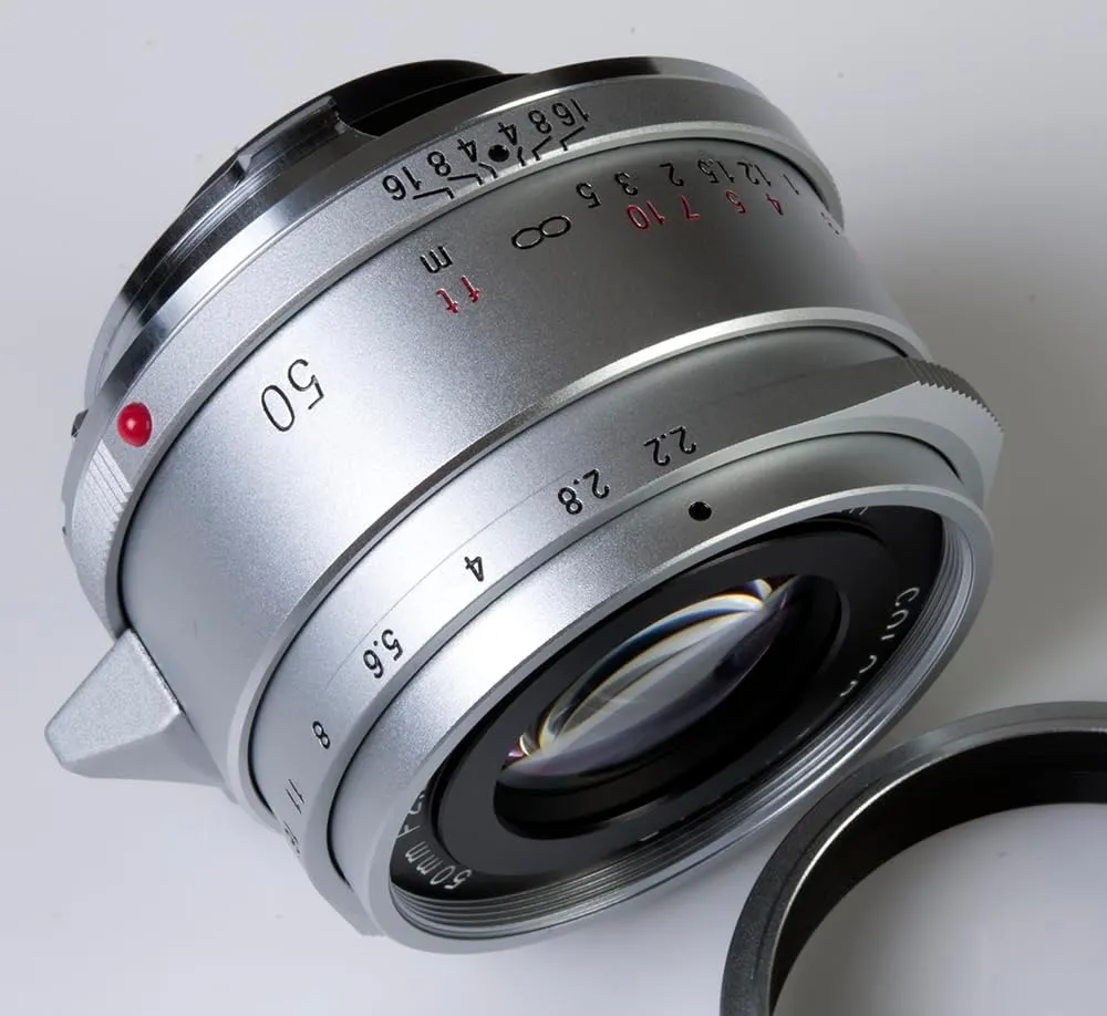 Voigtlander M 50mm F2.2 Color Skopar Silver for M