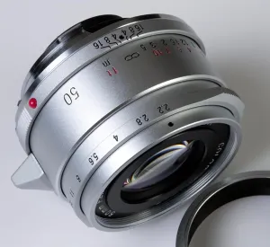 Voigtlander M 50mm F2.2 Color Skopar Silver for M