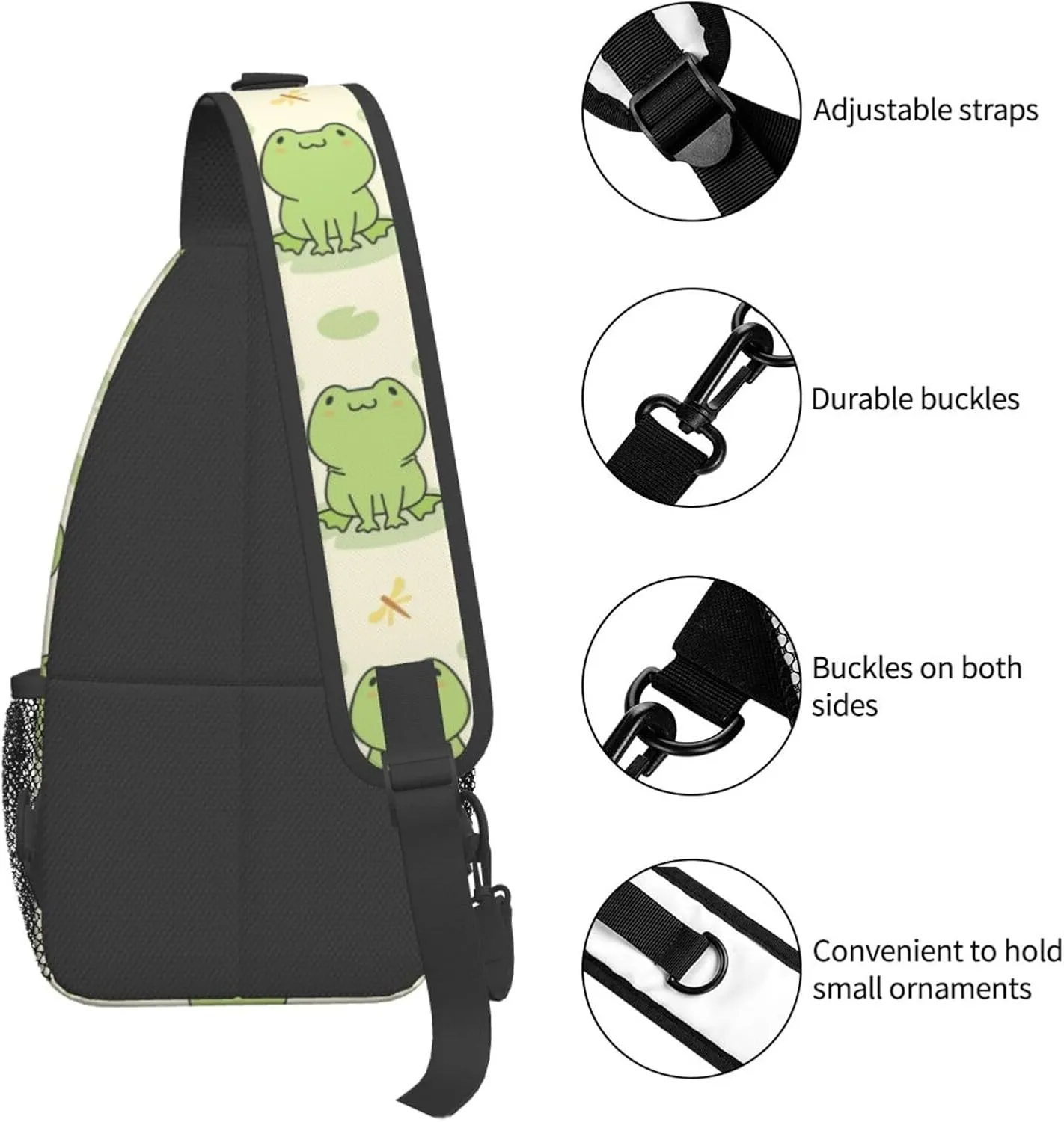 VOOHDDY Sling Bag For Women Men Travel Hiking Backpack Crossbody Shoulder Chest Bags Casual Daypack Sport
