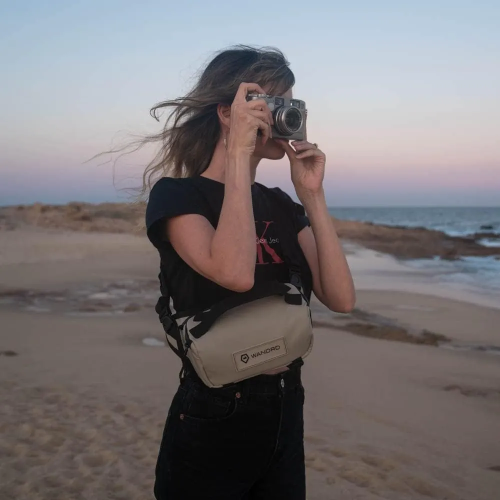 WANDRD ROGUE Sling: Compact Camera Sling and Crossbody Bag with Fast Access, 3-Way Carry– Lightweight Everyday Bag Great for Travel, Photography, and Daily Use (Black)