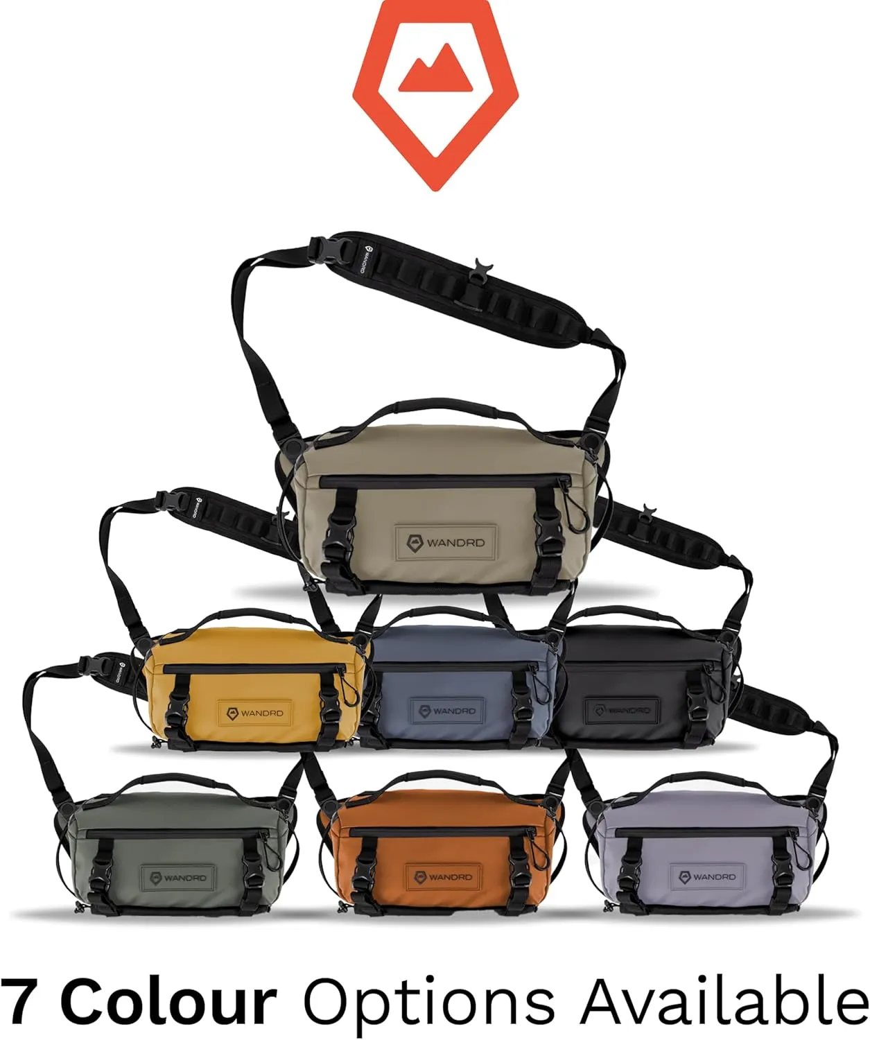 WANDRD ROGUE Sling: Compact Camera Sling and Crossbody Bag with Fast Access, 3-Way Carry– Lightweight Everyday Bag Great for Travel, Photography, and Daily Use (Black)