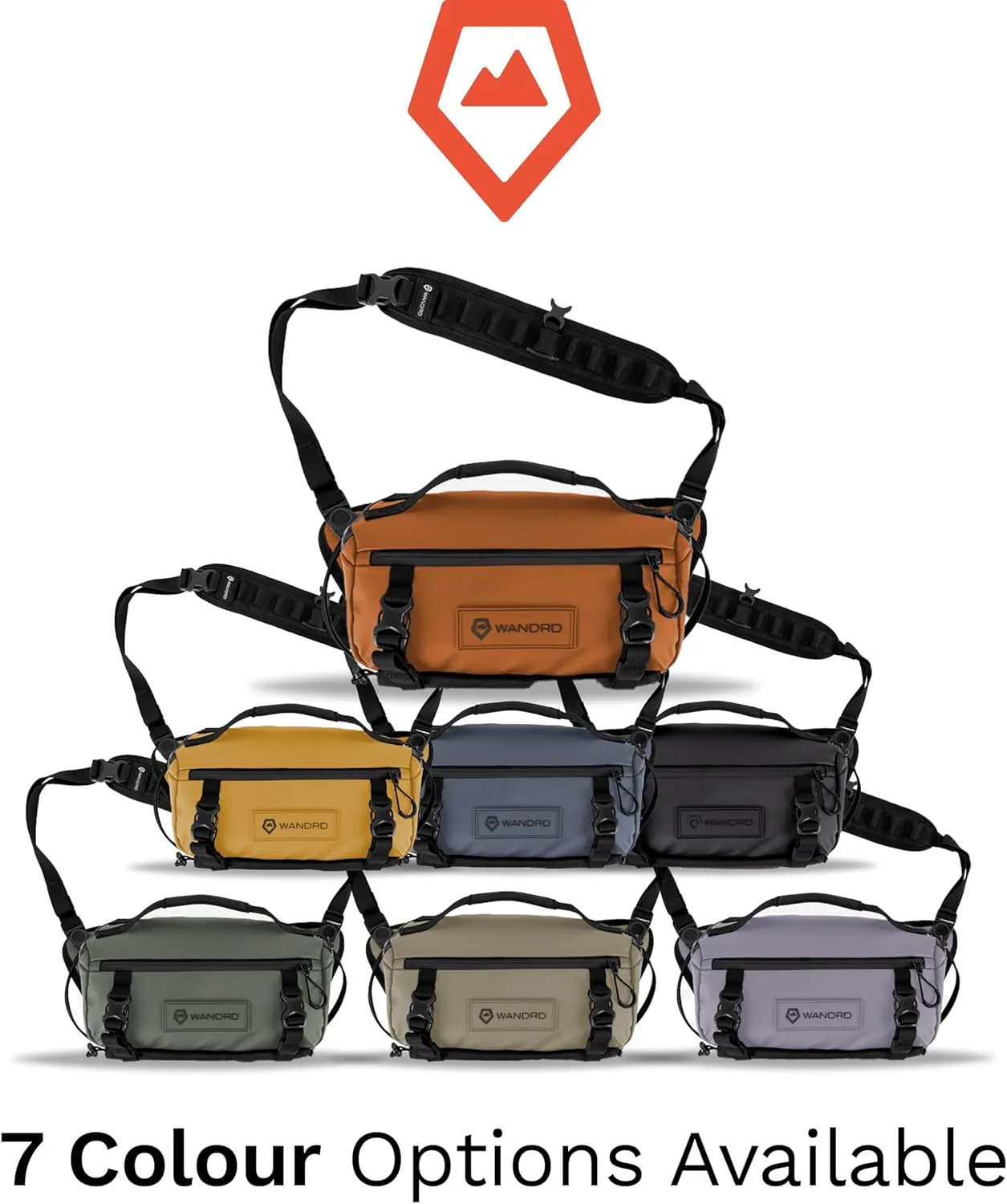 WANDRD ROGUE Sling: Compact Camera Sling and Crossbody Bag with Fast Access, 3-Way Carry– Lightweight Everyday Bag Great for Travel, Photography, and Daily Use (Black)