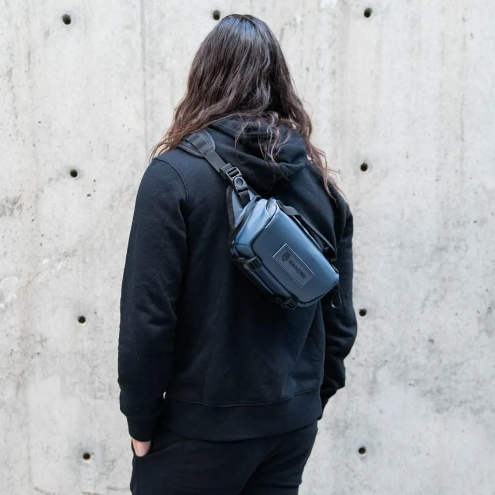 WANDRD ROGUE Sling: Compact Camera Sling and Crossbody Bag with Fast Access, 3-Way Carry– Lightweight Everyday Bag Great for Travel, Photography, and Daily Use (Black)