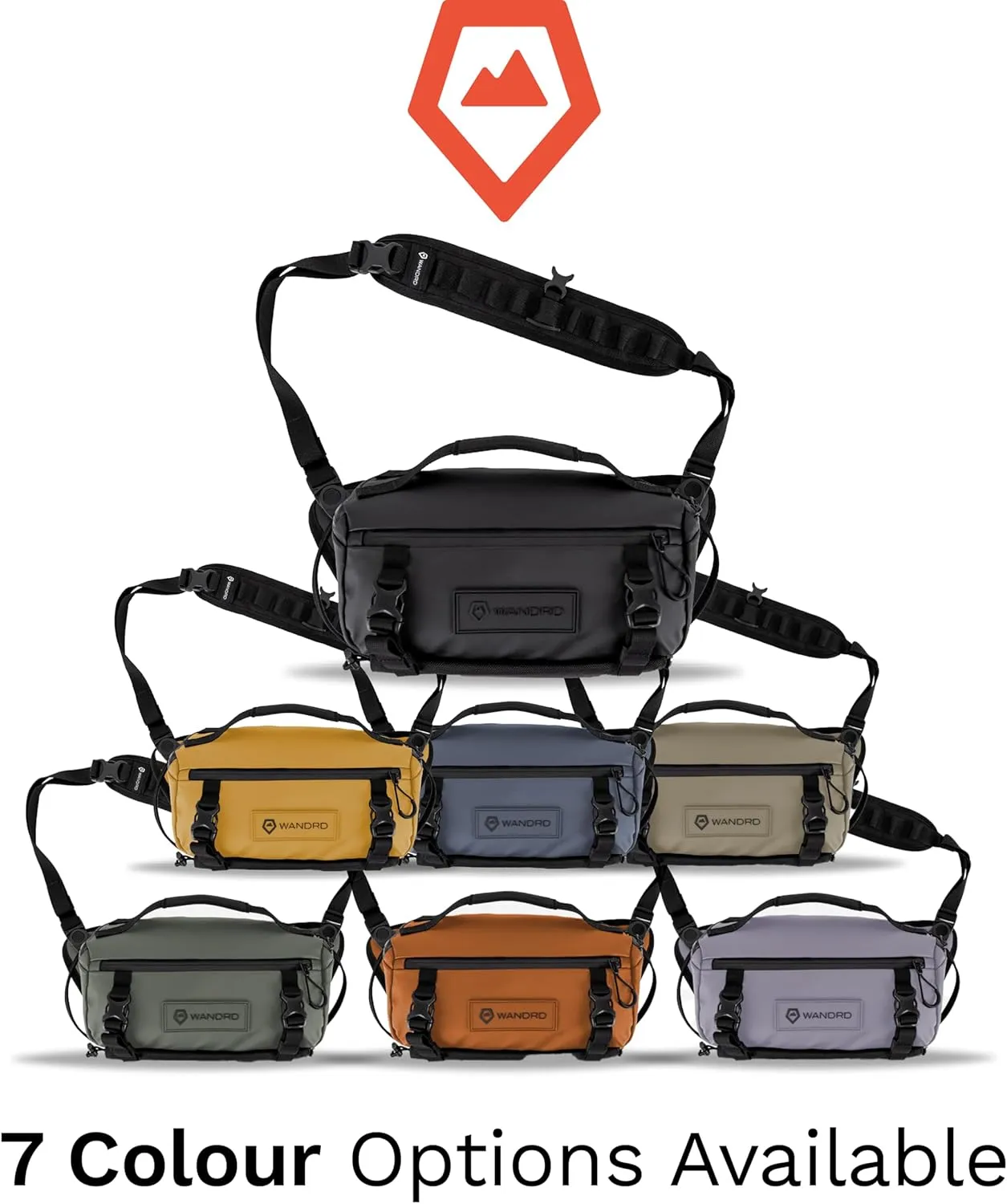 WANDRD ROGUE Sling: Compact Camera Sling and Crossbody Bag with Fast Access, 3-Way Carry– Lightweight Everyday Bag Great for Travel, Photography, and Daily Use (Black)
