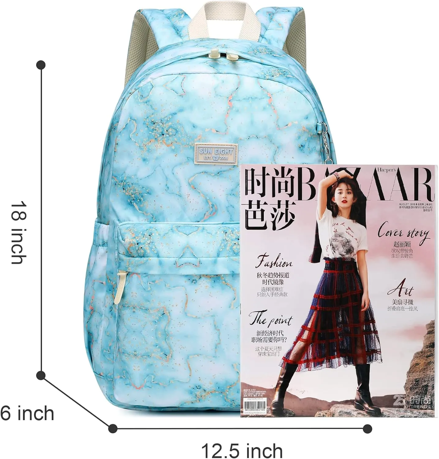 Waterproof School Backpack 30L-Large Lightweight Bookbag for Kids Teens 6-18,Durable Travel Pack with Adjustable Straps Daily Use(Green)