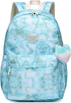 Waterproof School Backpack 30L-Large Lightweight Bookbag for Kids Teens 6-18,Durable Travel Pack with Adjustable Straps Daily Use(Green)