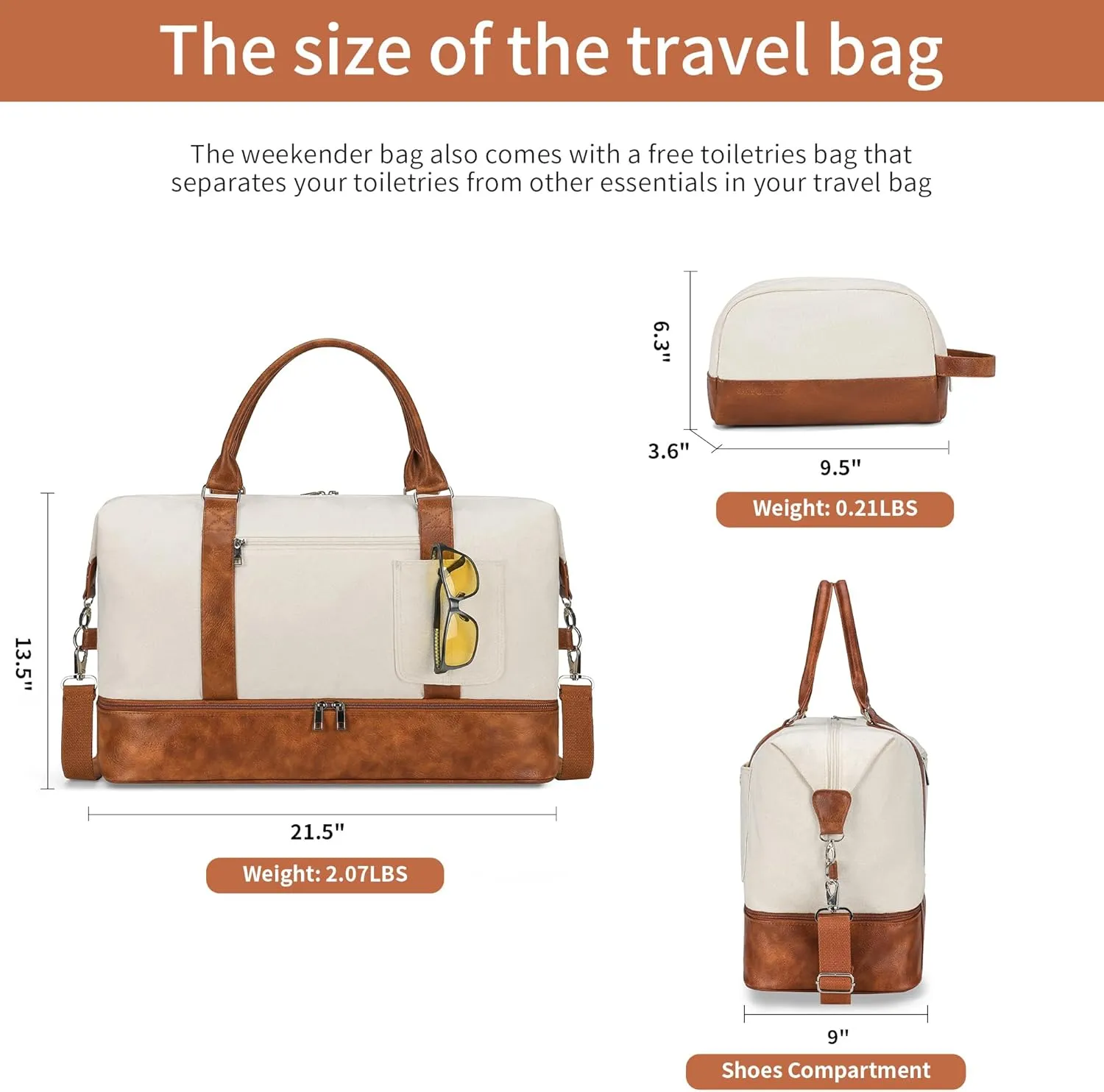 Weekender bag Weekender Bags For Women With Shoe Compartment Large Capacity Travel Overnight Bags Perfect For Travel