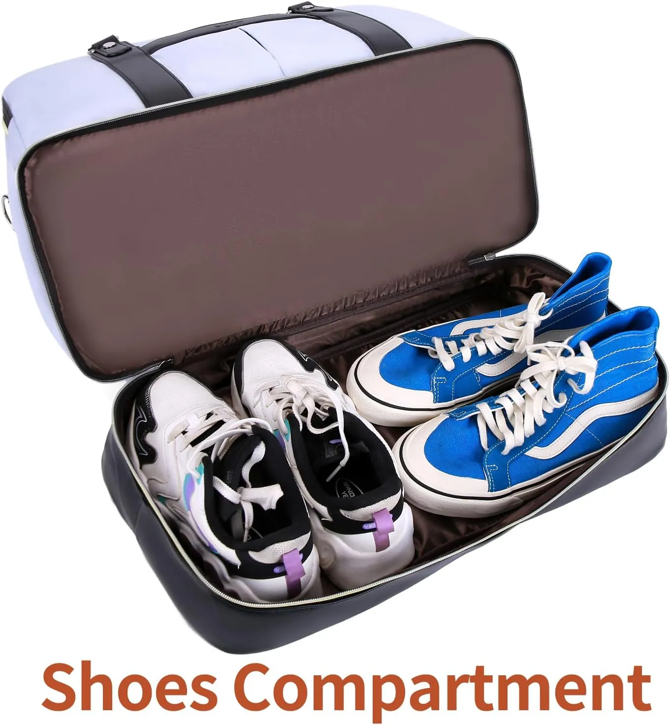 Weekender Bags for Women Overnight Bag Large Canvas Travel Duffel Bag with Shoe Compartment Carry On Tote Bag 3Pcs Set