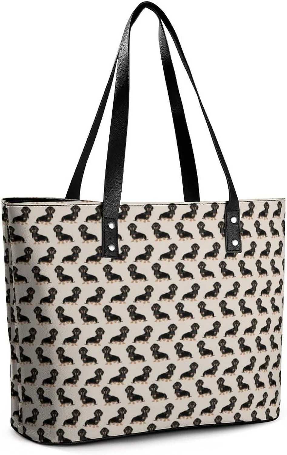 Western Sausage Dog Leather Handbag Smooth Wrinkle Resistant Lightweight And Convenient