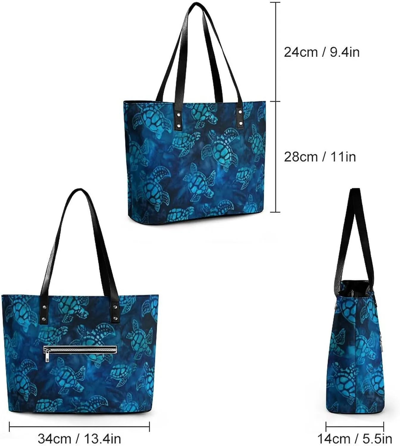 Western Sausage Dog Leather Handbag Smooth Wrinkle Resistant Lightweight And Convenient
