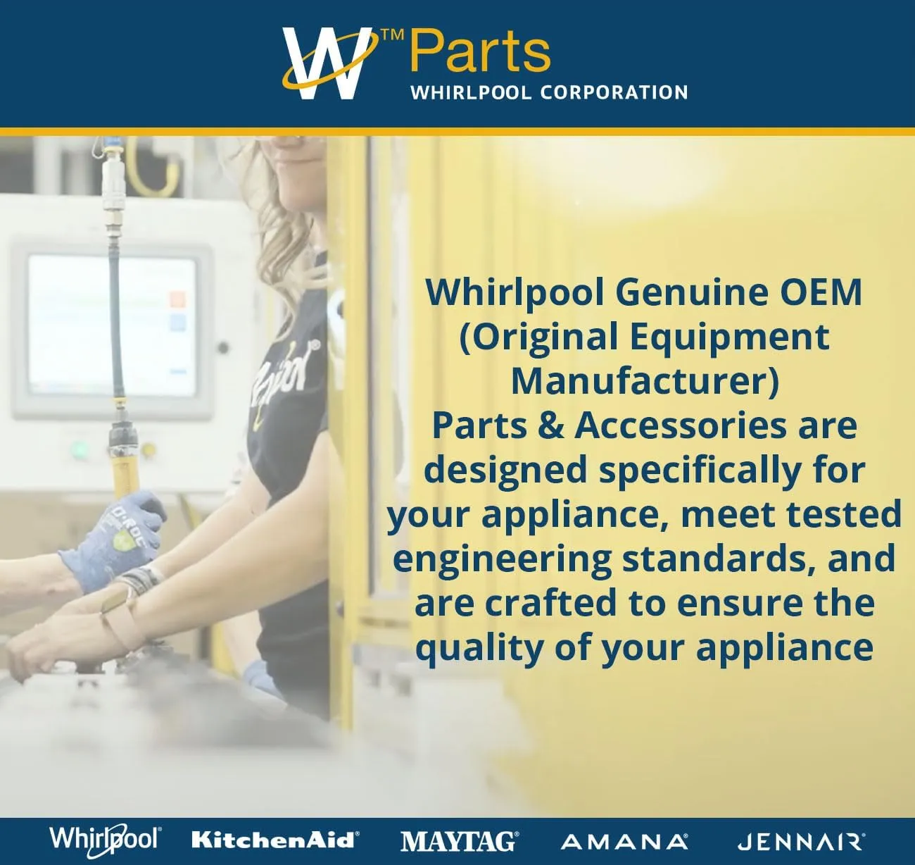 Whirlpool W10165293RB Genuine OEM 60 Pack-Plastic Compactor Bags-18" Models – 1394369, 4178058, 4318932, 4318933, 4318935, 4318937, 4318939, AH1964576, EA1964576, PS1964576