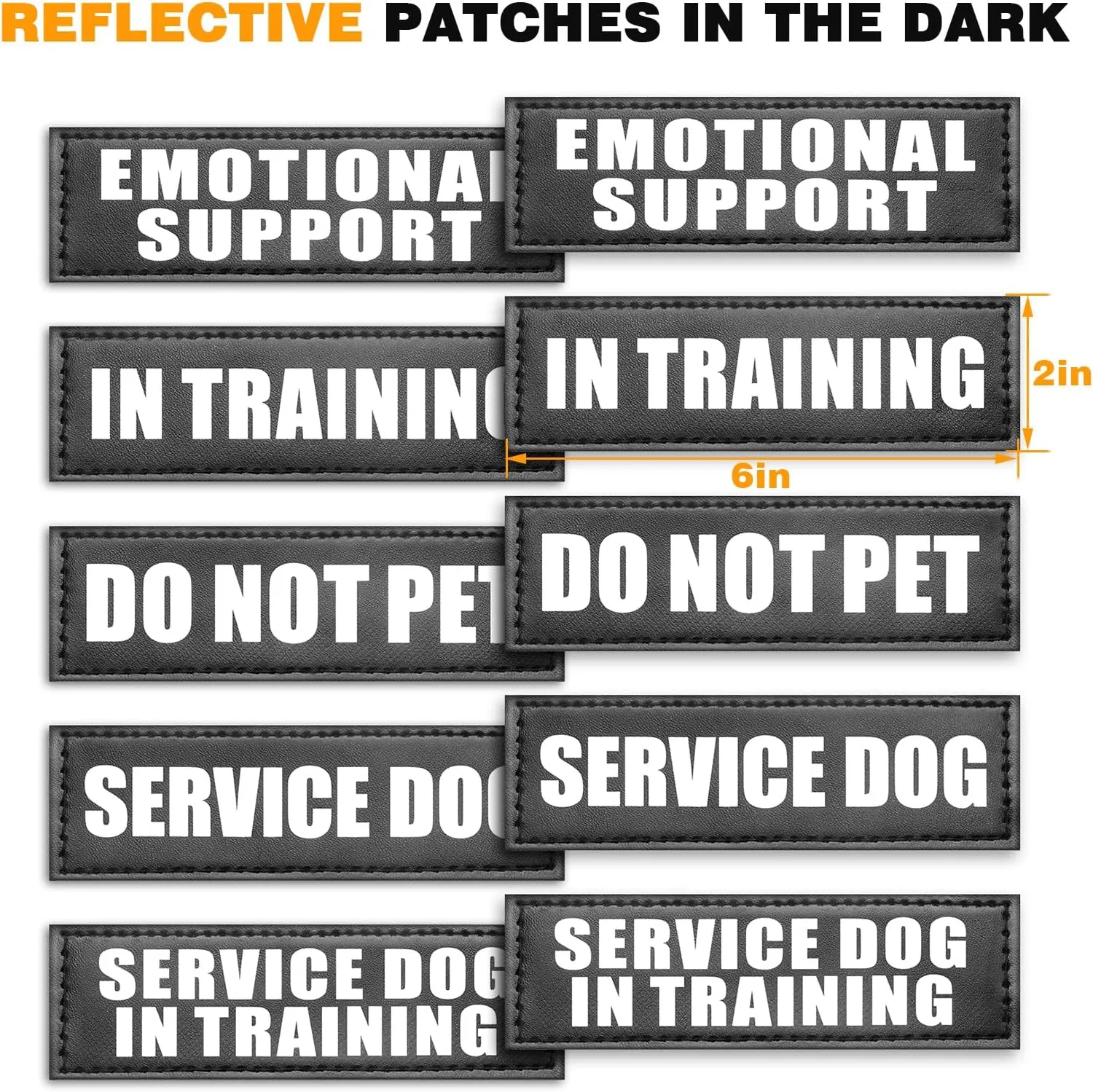 WINSEE Service Dog Vest Harness for Large Dog, Tactical Working MOLLE Vest with 10 Pet Patches, No Pull Heavy Duty Harness for Training Walking
