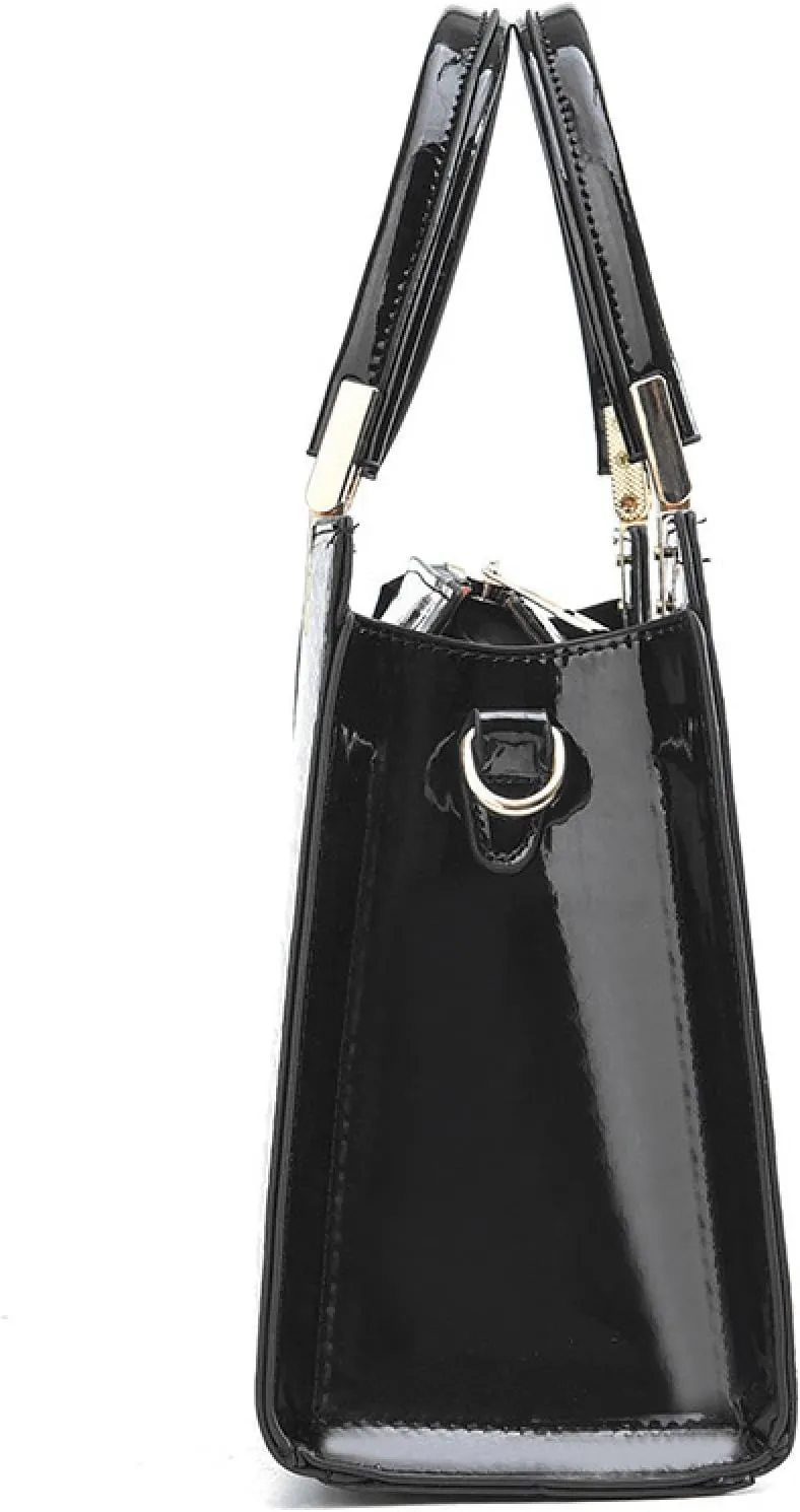 Women's Crocodile Skin Patterned Shoulder Bag, Laptop Bag with Large Capacity, Versatile Briefcase