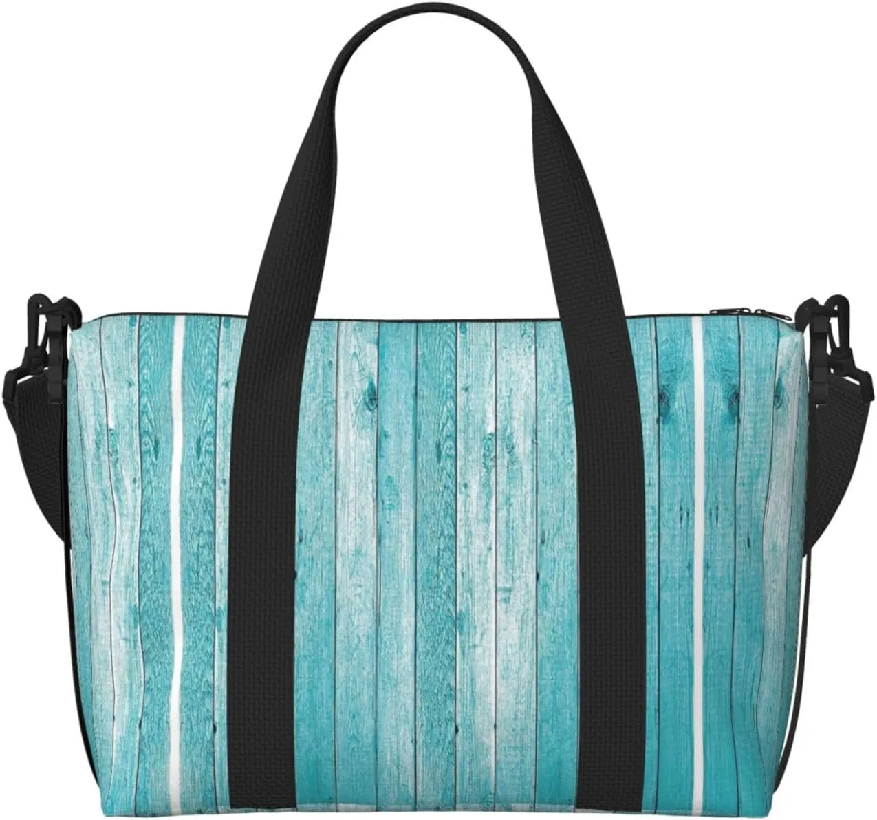 Wooden Planks Texture Wallpaper Duffel Bags for Traveling - Lightweight Personal Item Travel Bags for Women, Gym Bags for Men