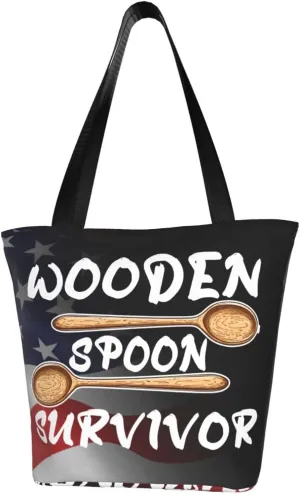 Wooden Spoon Survivor Fashion Shoulder Bag Large Capacity For Man Or Woman