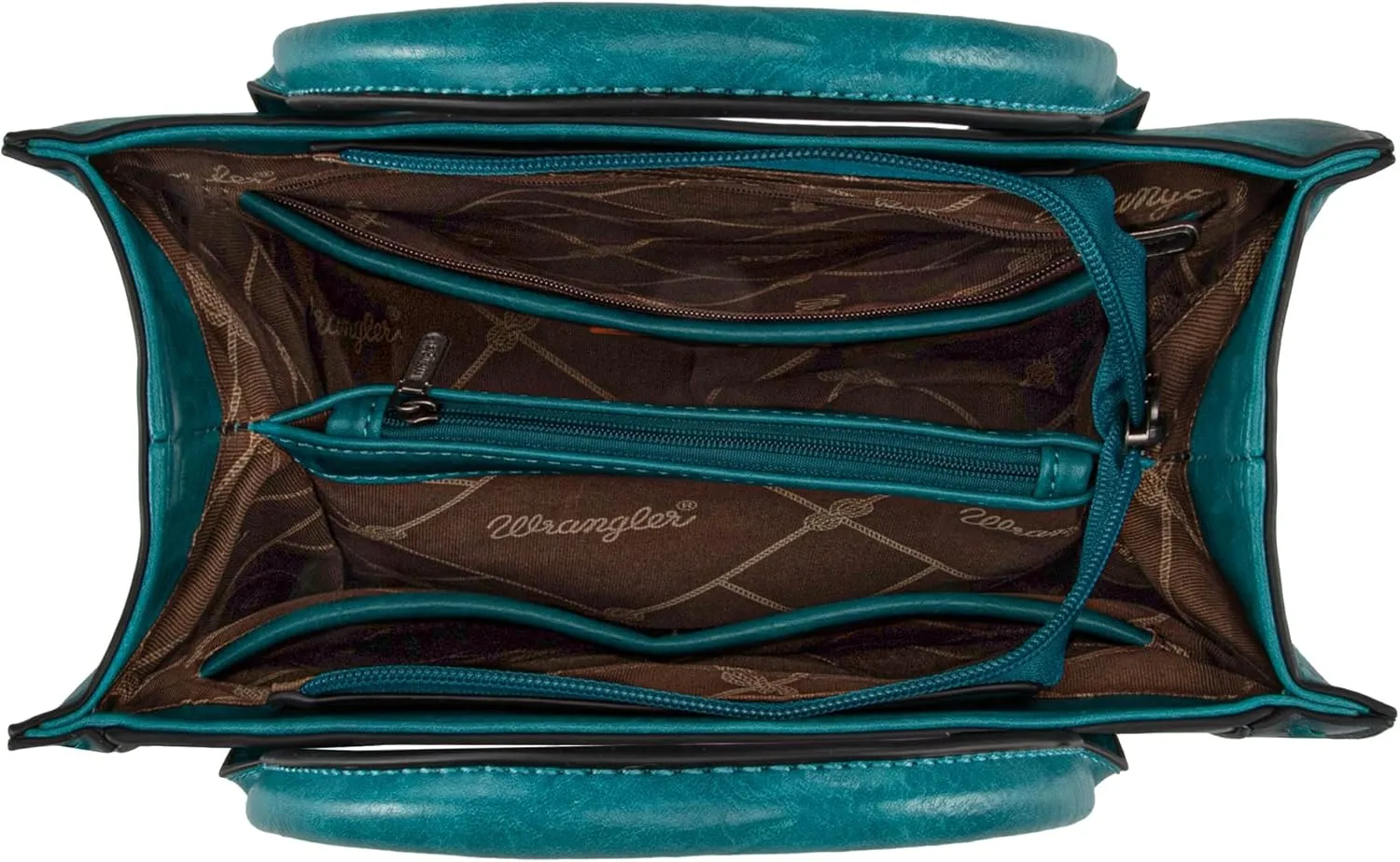Wrangler Tote Bag for Women Western Cowhide Purse and Wallet Set