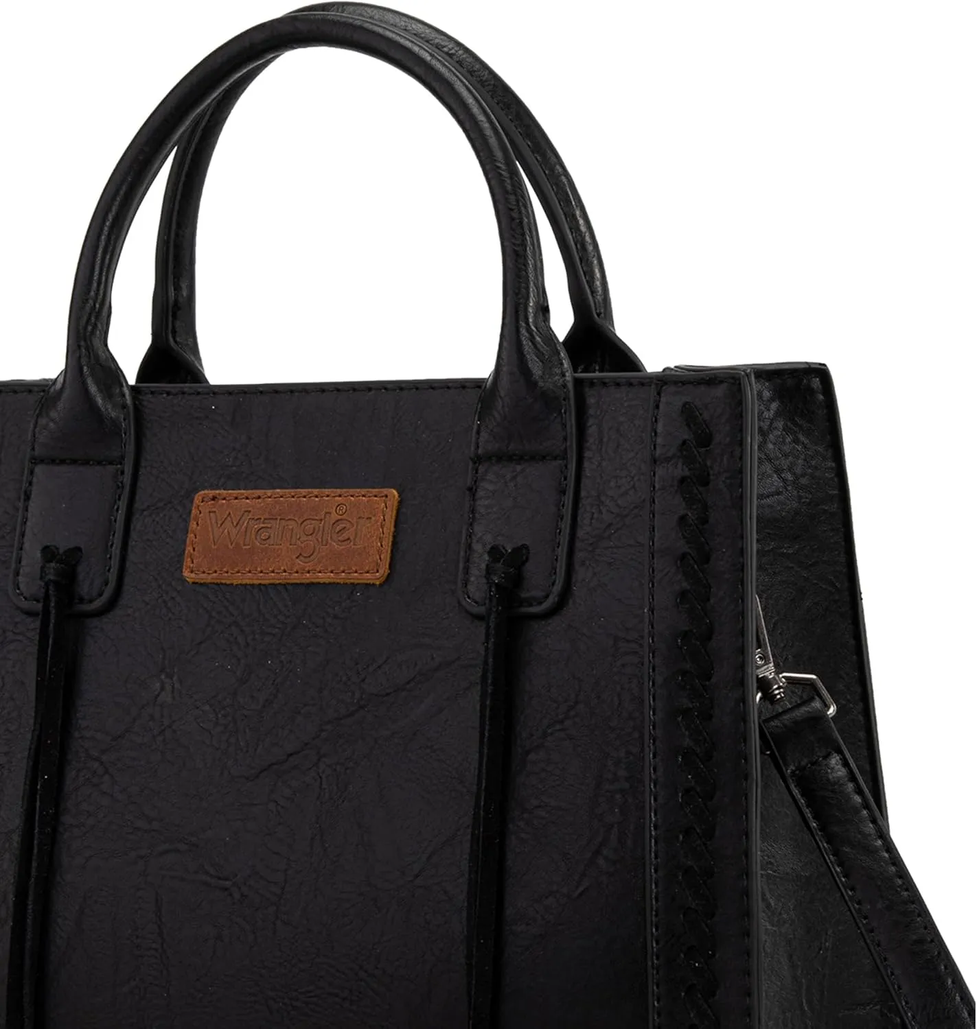 Wrangler Tote Bag for Women Western Cowhide Purse and Wallet Set