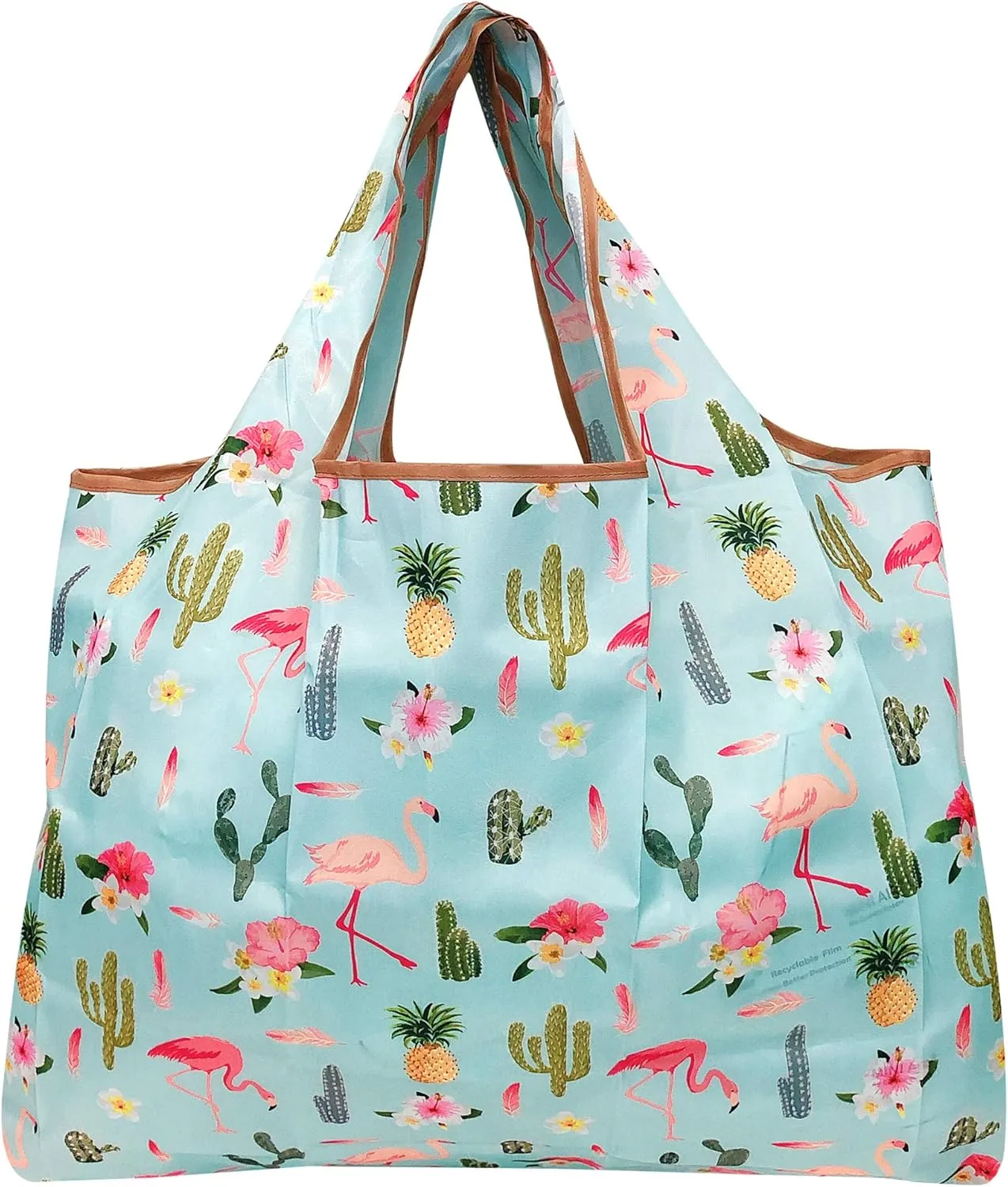 Wrapables Eco-Friendly Large Nylon Reusable Shopping Bags (Set of 3)