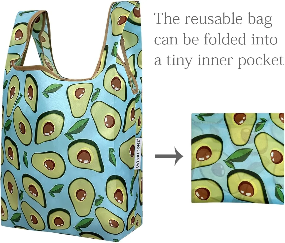 Wrapables JoliBag Collection Reusable Shopping Bag (Set of 2)