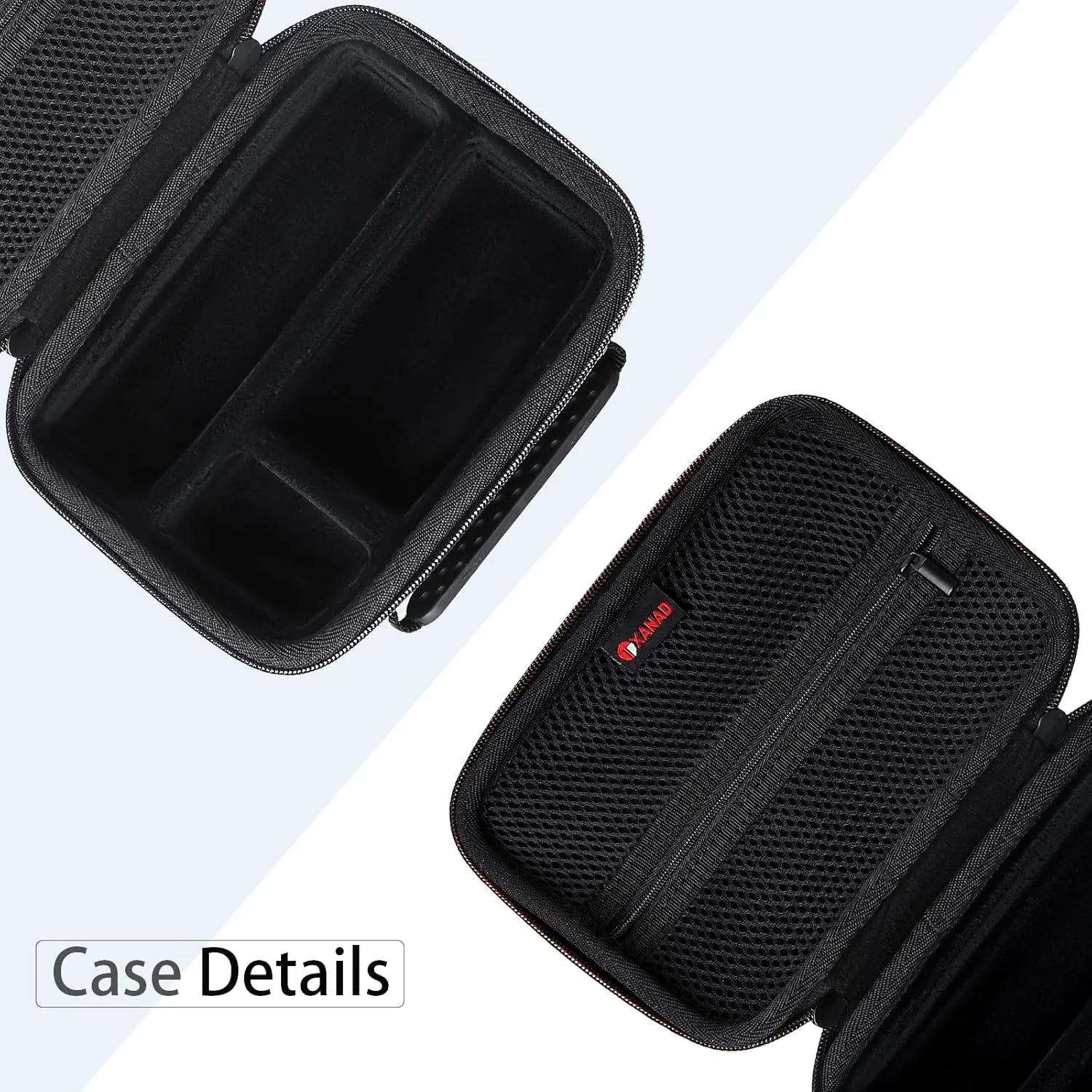 XANAD Black Case for Sony Alpha ZV-E10/ZV-E10L/ ZV-1/ZV-1F Camera Vlogger Accessory Kit Tripod (GP-VPT2 BT) and Microphone - With Shoulder Strap