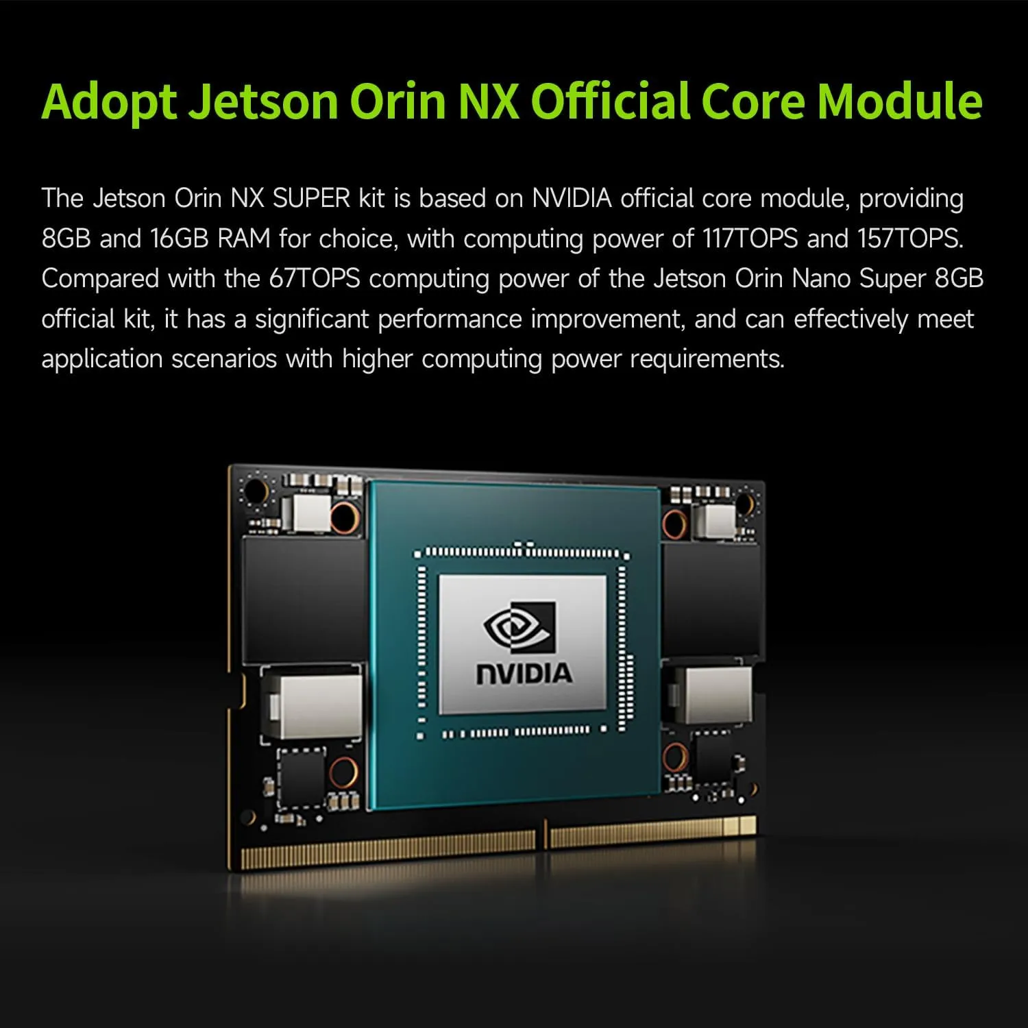 Yahboom Jetson Orin NX 16GB RAM AI 157TOPS Development Kit IMX219 CSI Camera 256GB SSD for ROS2 Programming Support Super Update (Orin NX 16GB Came Adv Kit)