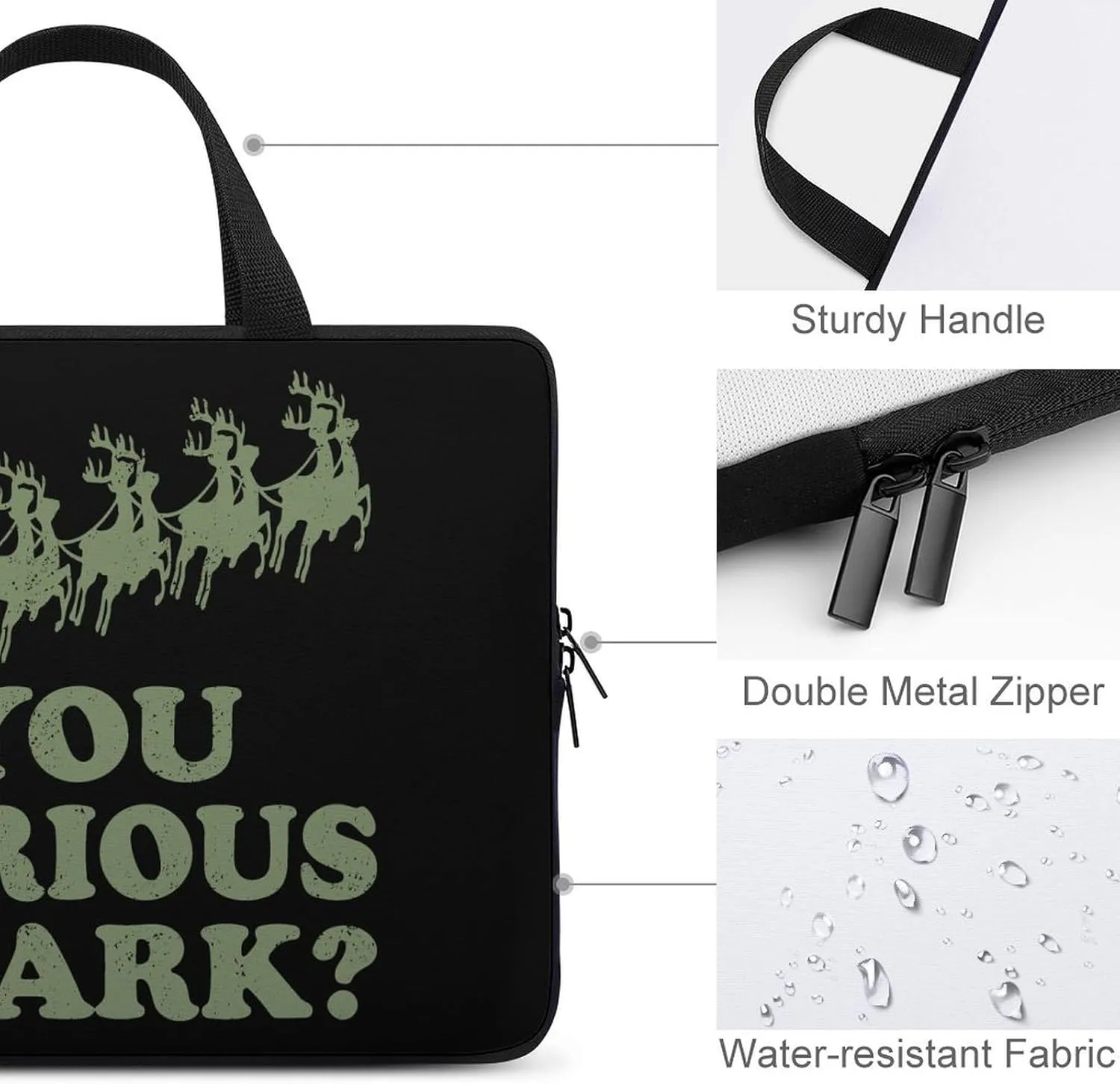 You Serious Clark Laptop Bag Lightweight Computer Bag Laptop Carrying Case Handbag for Work Business