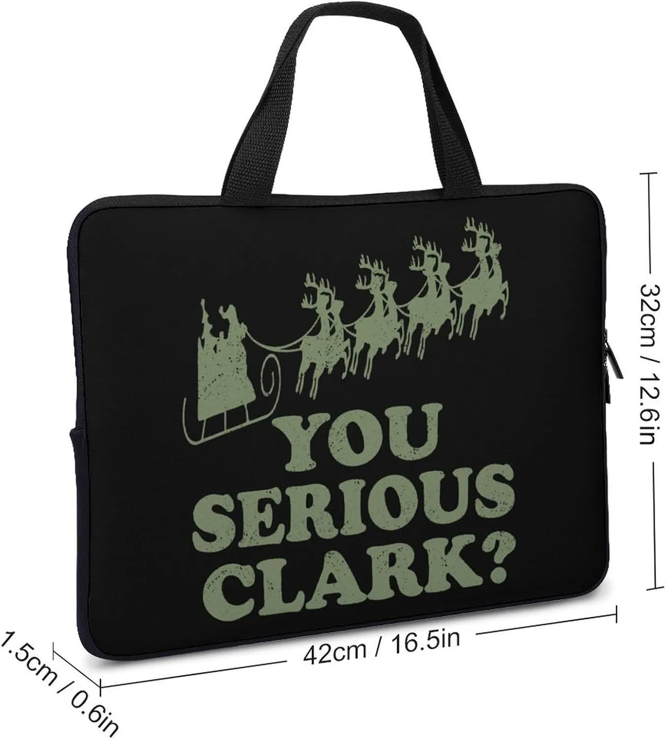 You Serious Clark Laptop Bag Lightweight Computer Bag Laptop Carrying Case Handbag for Work Business