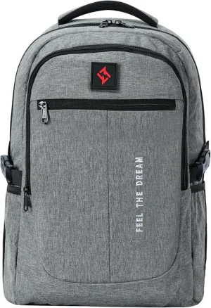 zazzy Smell Proof Backpack with Combination Lock odor proof Bag for Men & Women Travel Backpack Gray