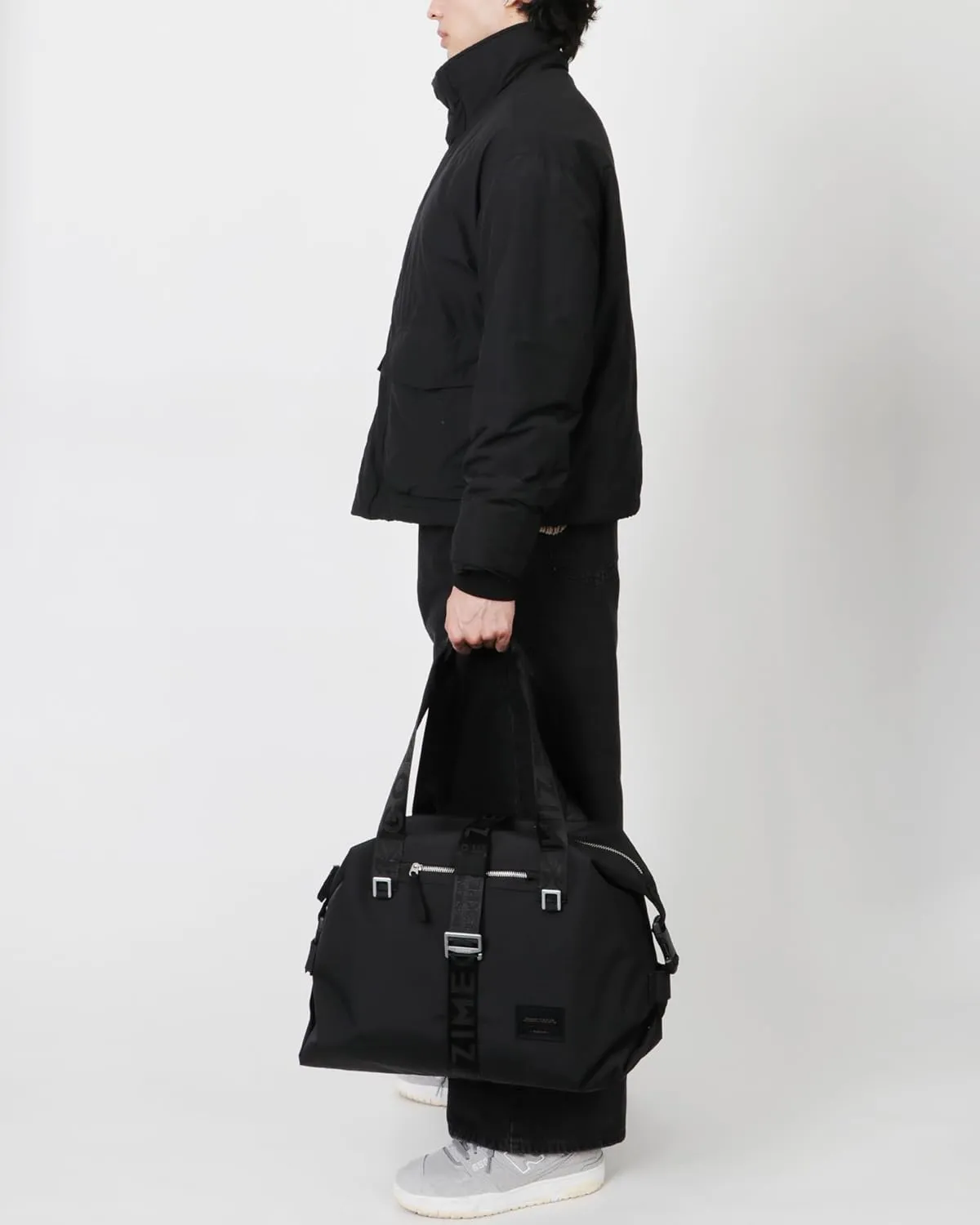 ZIMEGO Weekender Duffel Bag – Versatile Crossbody for Travel and Gym Tote, Black